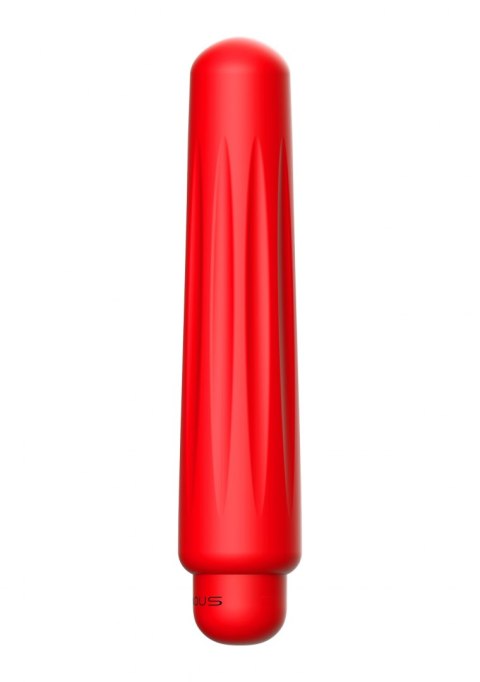 Delia - ABS Bullet With Sleeve - 10-Speeds - Red Luminous