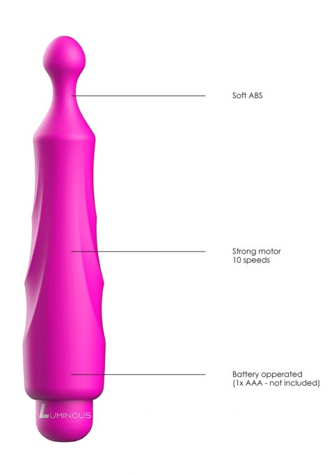 Dido - ABS Bullet With Sleeve - 10-Speeds - Fuchsia Luminous