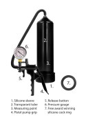 Elite Beginner Pump With PSI Gauge - Black Pumped