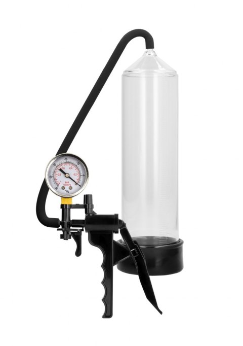 Elite Beginner Pump With PSI Gauge - Transparent Pumped