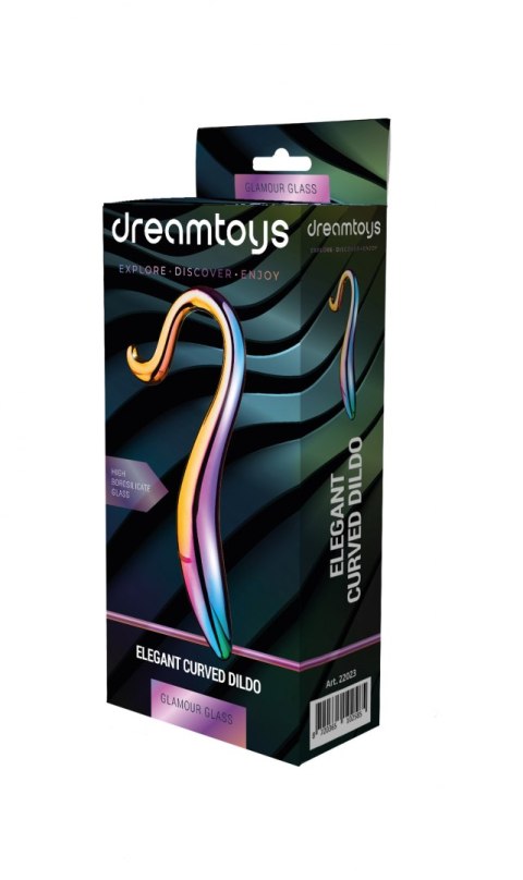 GLAMOUR GLASS ELEGANT CURVED DILDO Dream Toys