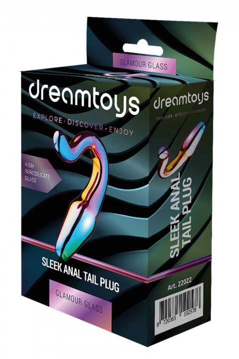 GLAMOUR GLASS SLEEK ANAL TAIL PLUG Dream Toys