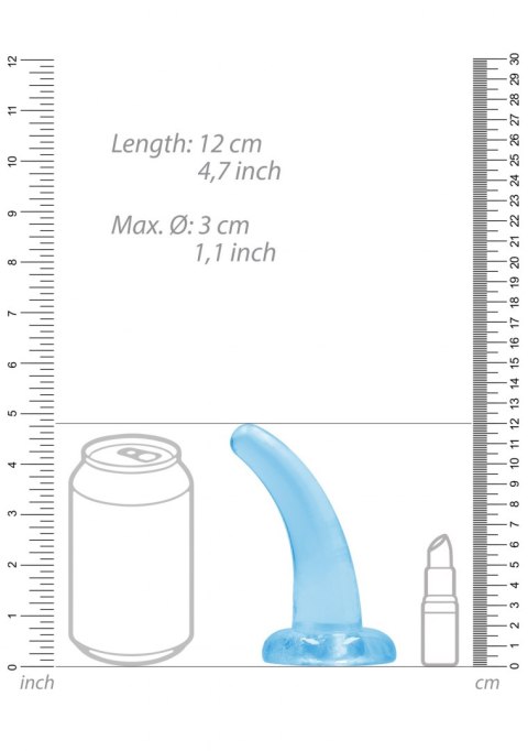 Non Realistic Dildo with Suction Cup - 4,5""""/ 11,5 cm RealRock