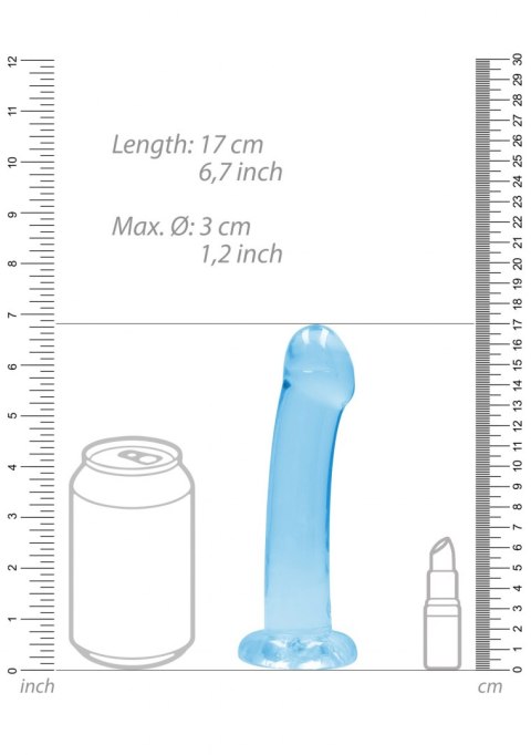 Non Realistic Dildo with Suction Cup - 6,7""""/ 17 cm RealRock