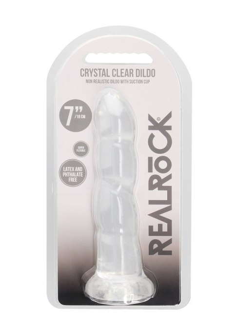 Non Realistic Dildo with Suction Cup - 7""""/ 17 cm RealRock