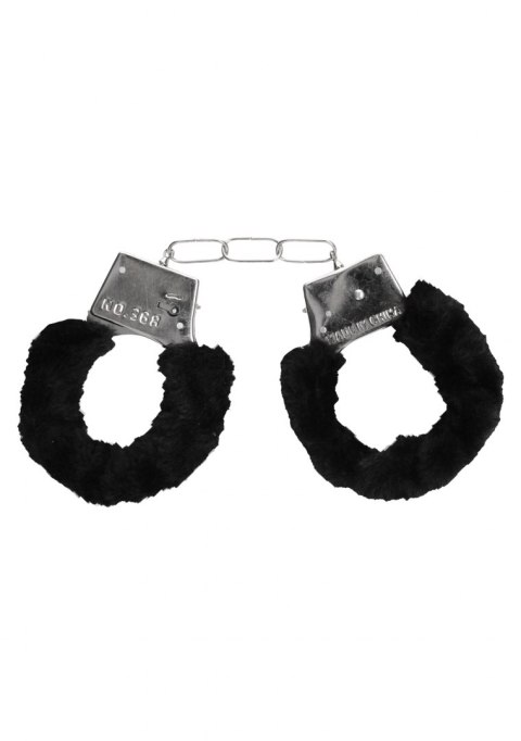 Pleasure Furry Hand Cuffs - With Quick-Release Button Ouch!