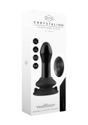 Pluggy - With Suction Cup and Remote - 10 Speed - Black Chrystalino
