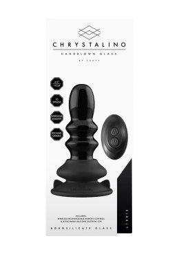 Ribbly - With Suction Cup and Remote - 10 Speed - Black Chrystalino