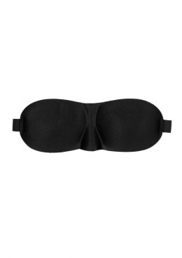Satin Curvy Eye Mask - With Elastic Straps Ouch!