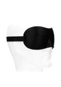 Satin Curvy Eye Mask - With Elastic Straps Ouch!