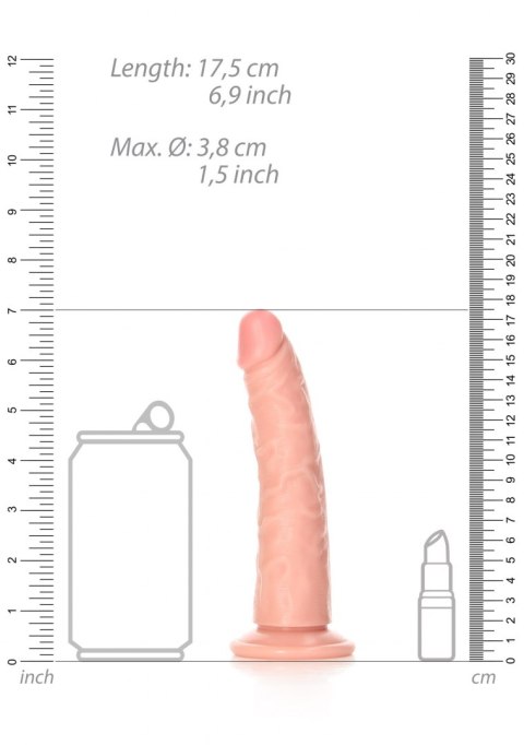 Slim Realistic Dildo with Suction Cup - 6""""/ 15,5 cm RealRock