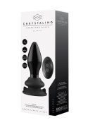 Stretchy - With Suction Cup and Remote - 10 Speed - Black Chrystalino