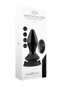 Stretchy - With Suction Cup and Remote - 10 Speed - Black Chrystalino