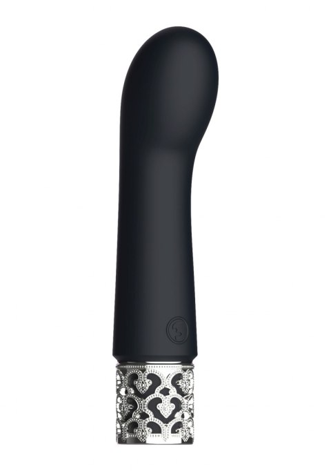 Bijou - Rechargeable Silicone Bullet - Black Royal Gems