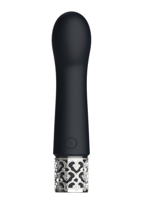 Bijou - Rechargeable Silicone Bullet - Black Royal Gems