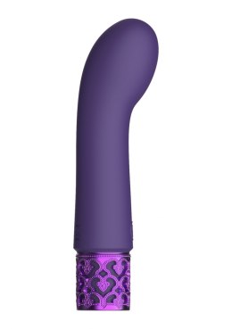 Bijou - Rechargeable Silicone Bullet - Purple Royal Gems