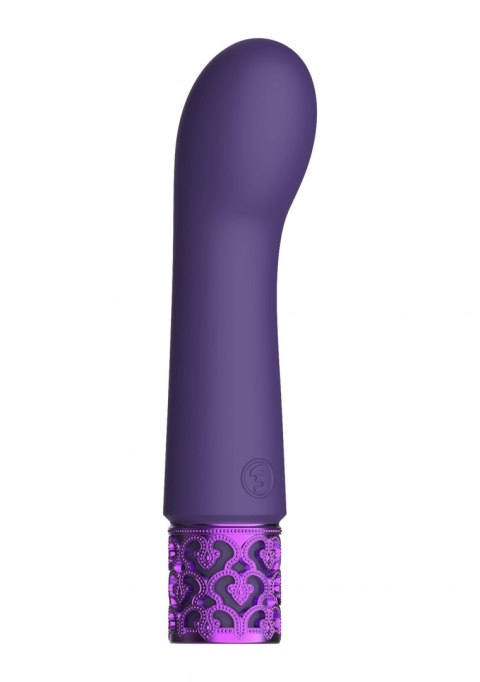 Bijou - Rechargeable Silicone Bullet - Purple Royal Gems