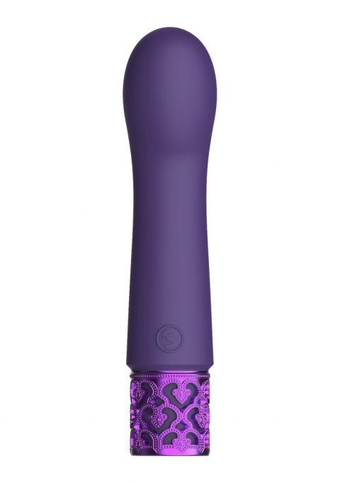 Bijou - Rechargeable Silicone Bullet - Purple Royal Gems