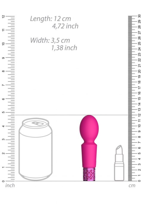 Brilliant - Rechargeable Silicone Bullet - Pink Royal Gems