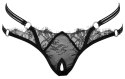 Crotchless String S/M Cottelli LINGERIE