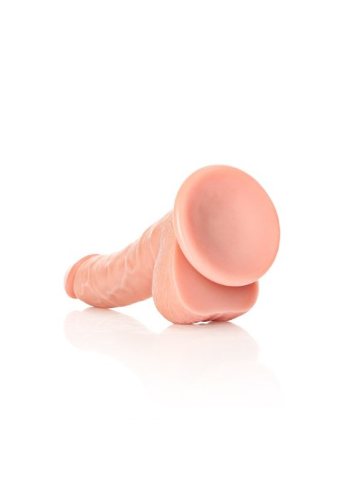 Curved Realistic Dildo Balls Suction Cup - 7""""/ 18 cm RealRock