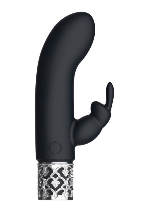 Dazzling - Rechargeable Silicone Bullet - Black Royal Gems