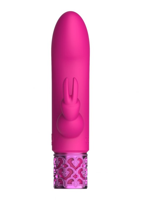 Dazzling - Rechargeable Silicone Bullet - Pink Royal Gems