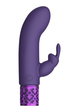Dazzling - Rechargeable Silicone Bullet - Purple Royal Gems