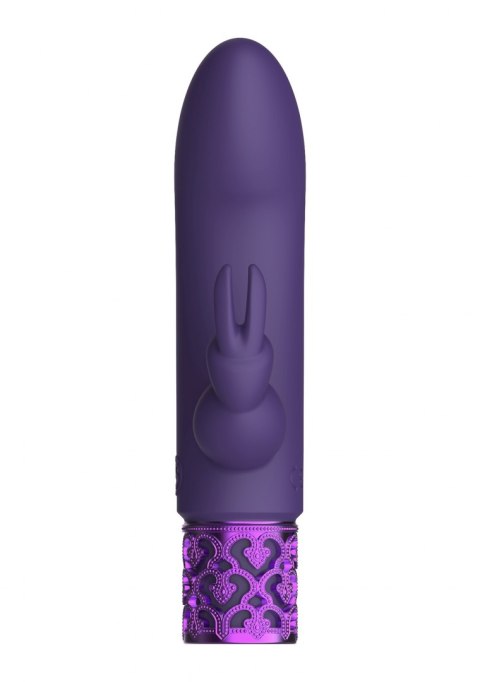 Dazzling - Rechargeable Silicone Bullet - Purple Royal Gems