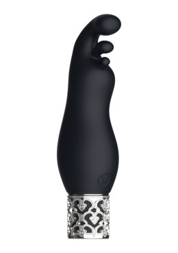 Exquisite - Rechargeable Silicone Bullet - Black Royal Gems
