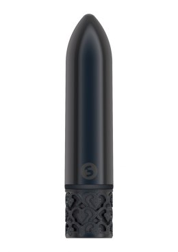 Glamour - Rechargeable ABS Bullet - Gunmetal Royal Gems