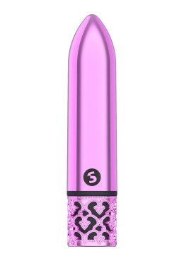 Glamour - Rechargeable ABS Bullet - Pink Royal Gems