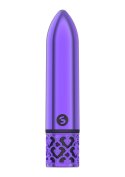 Glamour - Rechargeable ABS Bullet - Purple Royal Gems