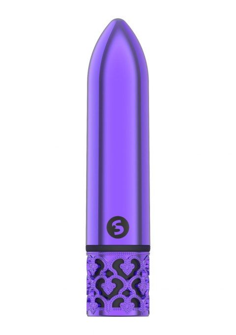 Glamour - Rechargeable ABS Bullet - Purple Royal Gems