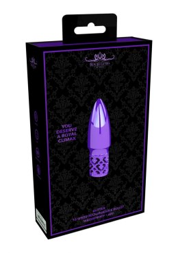 Glitter - Rechargeable ABS Bullet - Purple Royal Gems