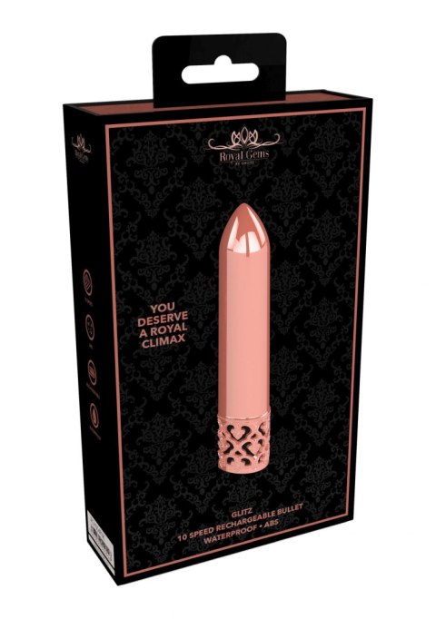 Glitz - Rechargeable ABS Bullet - Rose Gold SHOTS