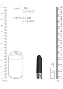 Imperial - Rechargeable Silicone Bullet - Black Royal Gems