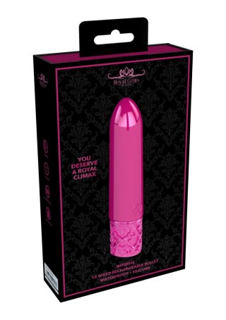 Imperial - Rechargeable Silicone Bullet - Pink Royal Gems