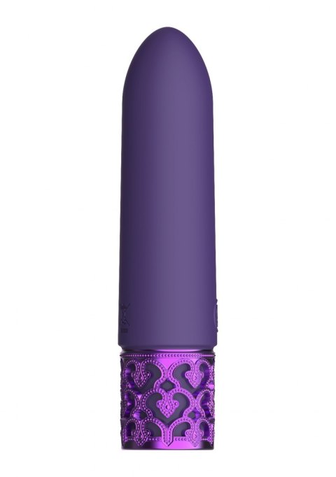 Imperial - Rechargeable Silicone Bullet - Purple Royal Gems