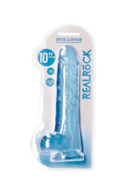 Realistic Dildo with Balls - 10""""/ 25,4 cm SHOTS