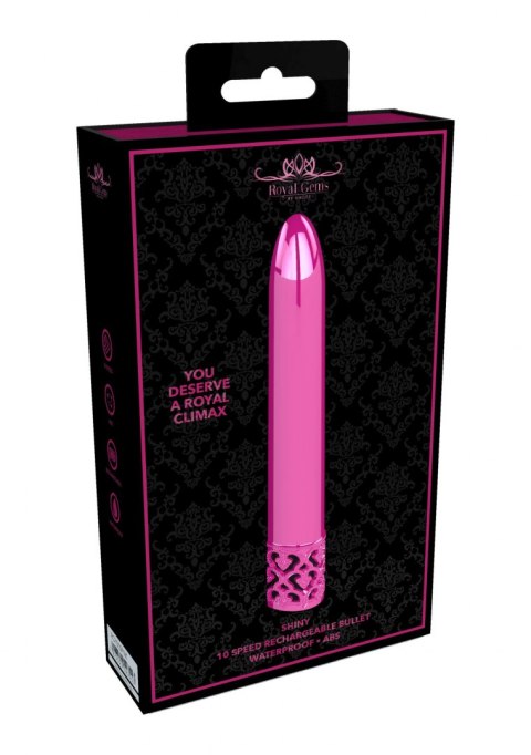 Shiny - Rechargeable ABS Bullet - Pink Royal Gems