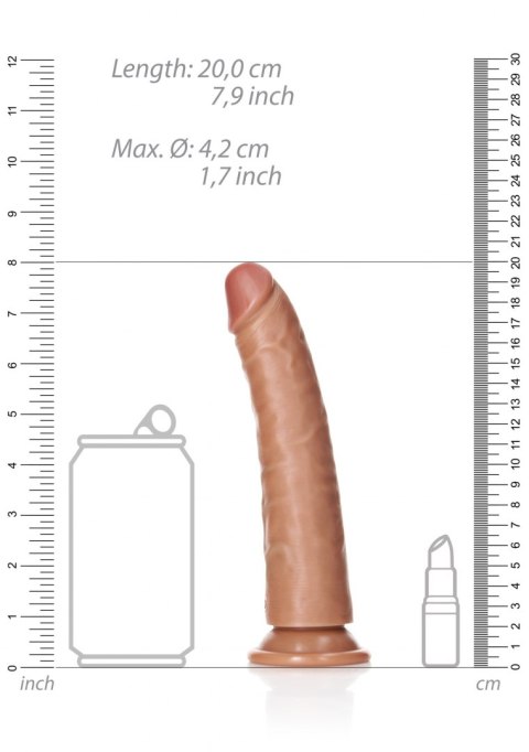 Slim Realistic Dildo with Suction Cup - 7""""/ 18 cm RealRock