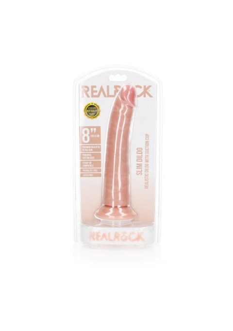 Slim Realistic Dildo with Suction Cup - 8""""/ 20,5 cm RealRock