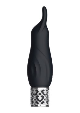Sparkle - Rechargeable Silicone Bullet - Black Royal Gems