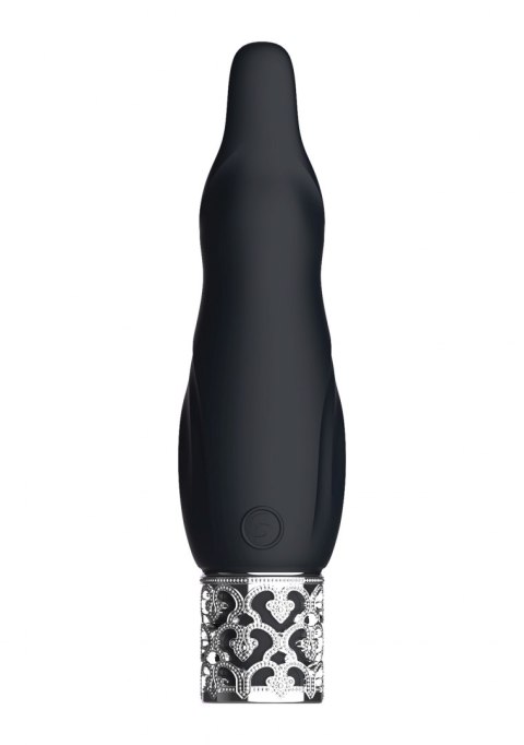 Sparkle - Rechargeable Silicone Bullet - Black Royal Gems