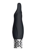 Sparkle - Rechargeable Silicone Bullet - Black Royal Gems