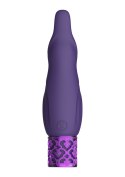 Sparkle - Rechargeable Silicone Bullet - Purple Royal Gems