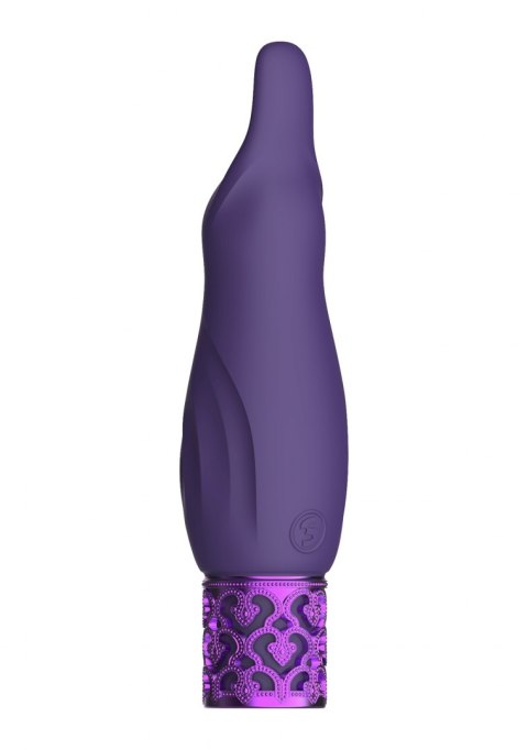 Sparkle - Rechargeable Silicone Bullet - Purple Royal Gems