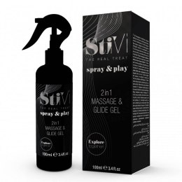 StiVi Spray&Play-Massage &Glide Gel 2in1 100ml Hot
