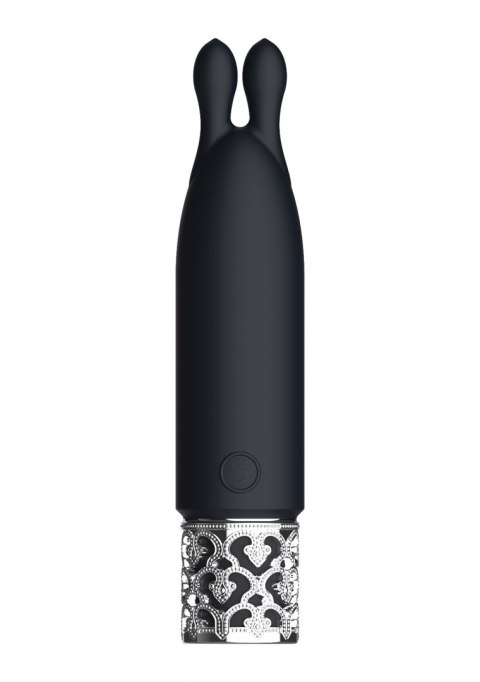 Twinkle - Rechargeable Silicone Bullet - Black Royal Gems